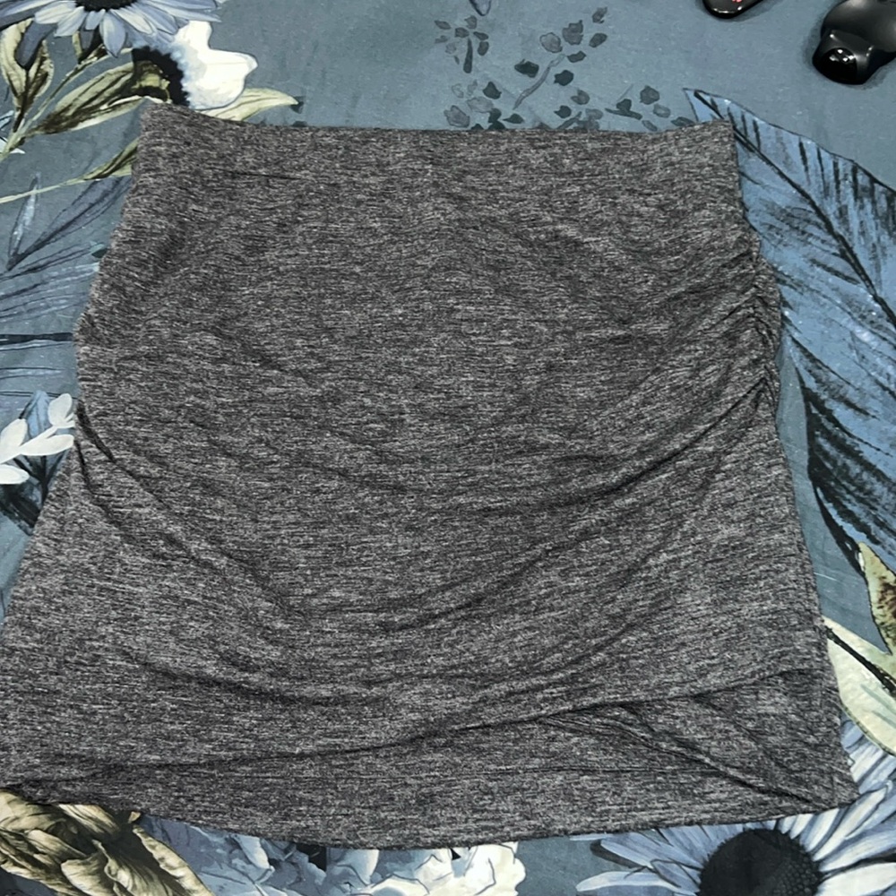 Banana Republic Ruched Heathered Jersey Knit Skirt L